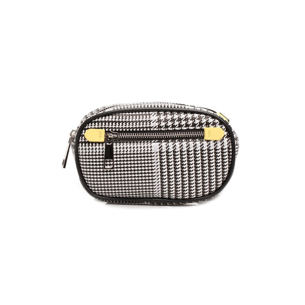 Round Fanny pack white and black